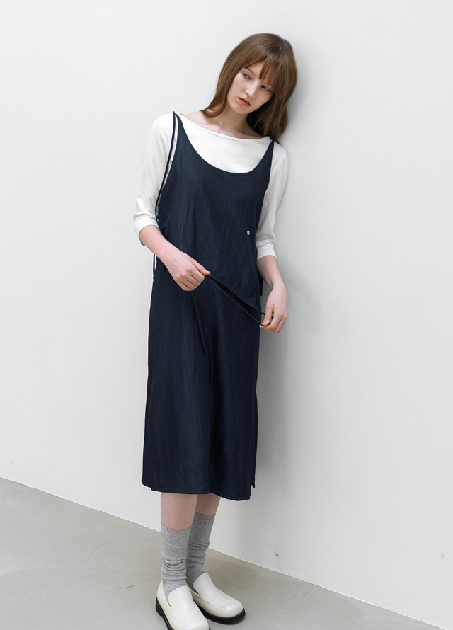 (ZT-7171)SOFT SLIMFIT BOAT NECK TEE Korea