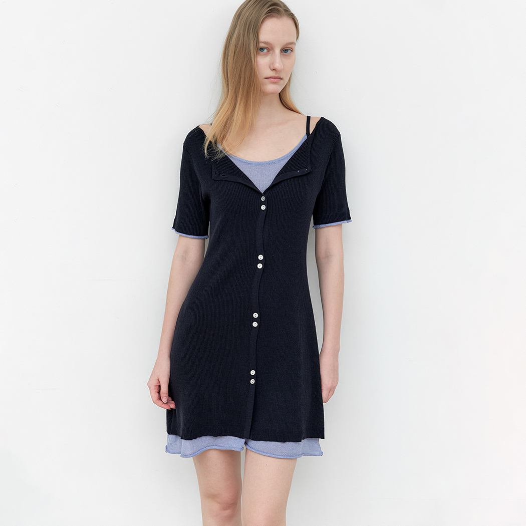 (Z-OP-6290)TALLI SUMMER KNIT DRESS