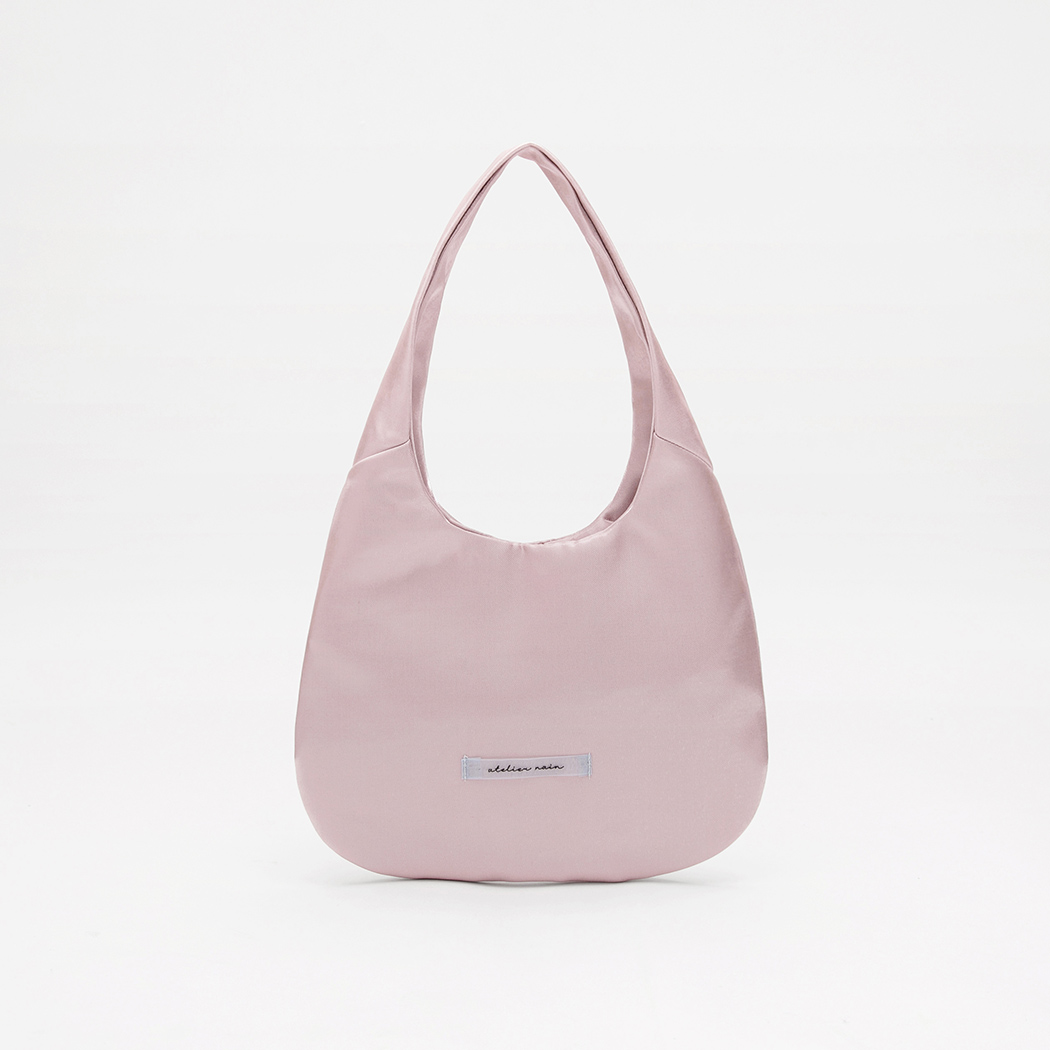 (B-2477)SATIN ROUND SHOULDER BAG MINI