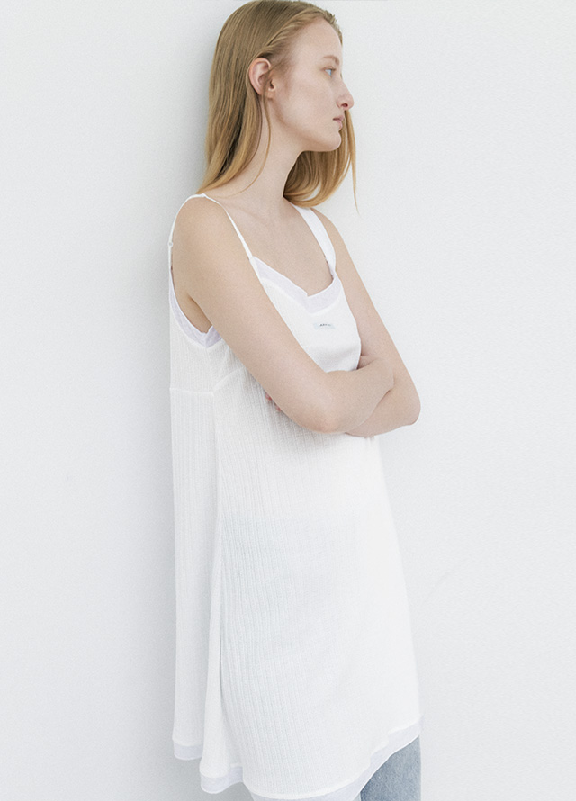 (PT-5771)TUCK CURVED BANDING COTTON PANTS Korea