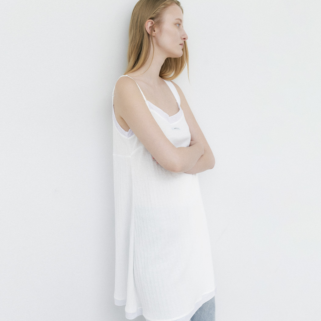 (OP-6340)AN SHEER JERSEY MINI DRESS