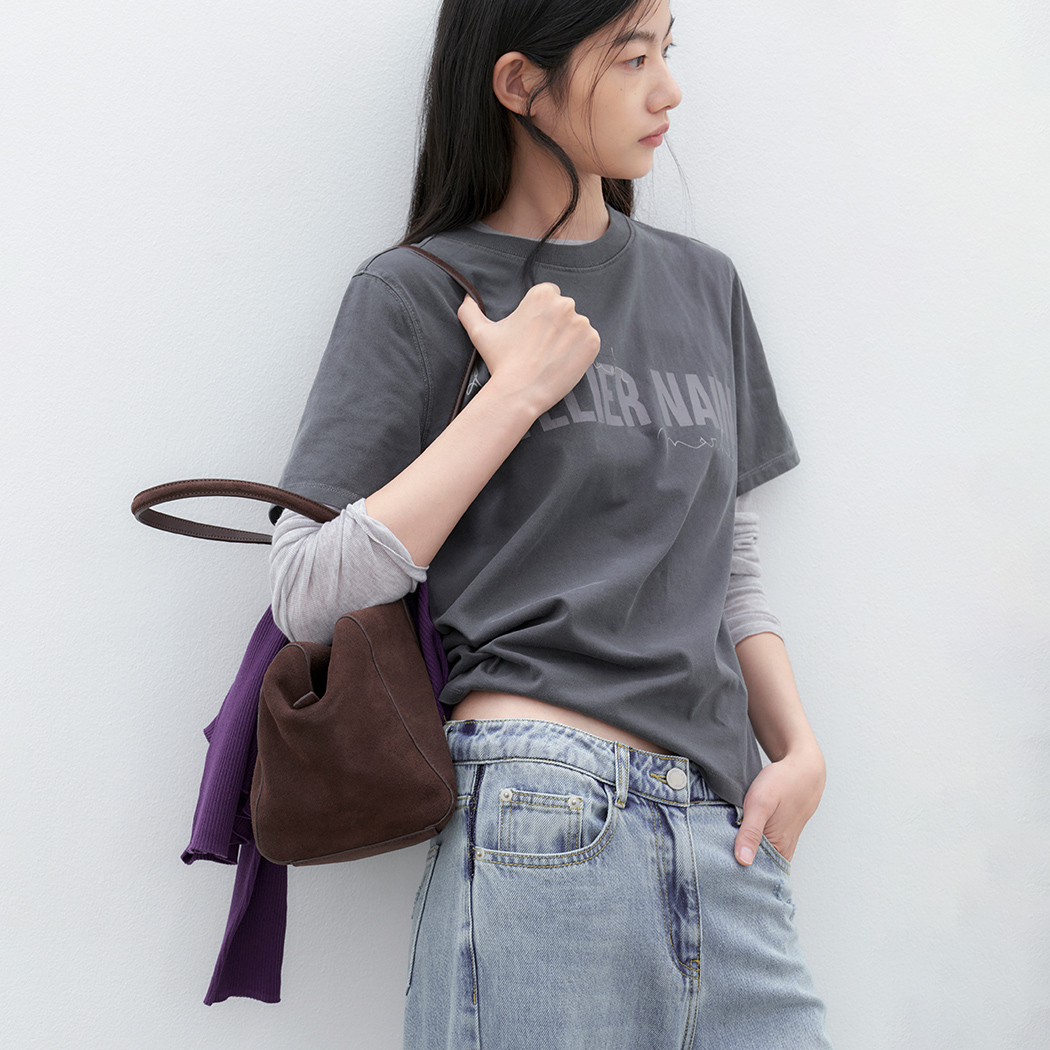 (T-7269)ATELIER NAIN LOGO PIGMENT TEE