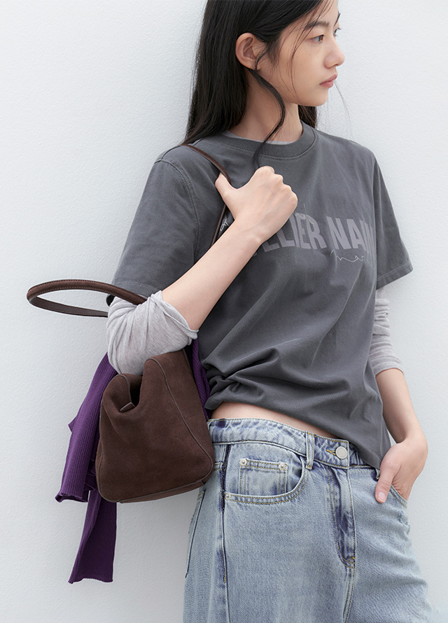 (T-7172)AN INTERLOCK LONG SLEEVE SLIM TEE Korea