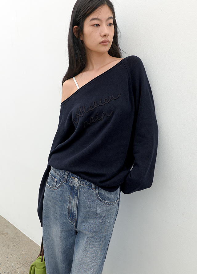 (Z-PT-5752)LOOSE BOOTS CUT FIT DENIM PANTS Korea