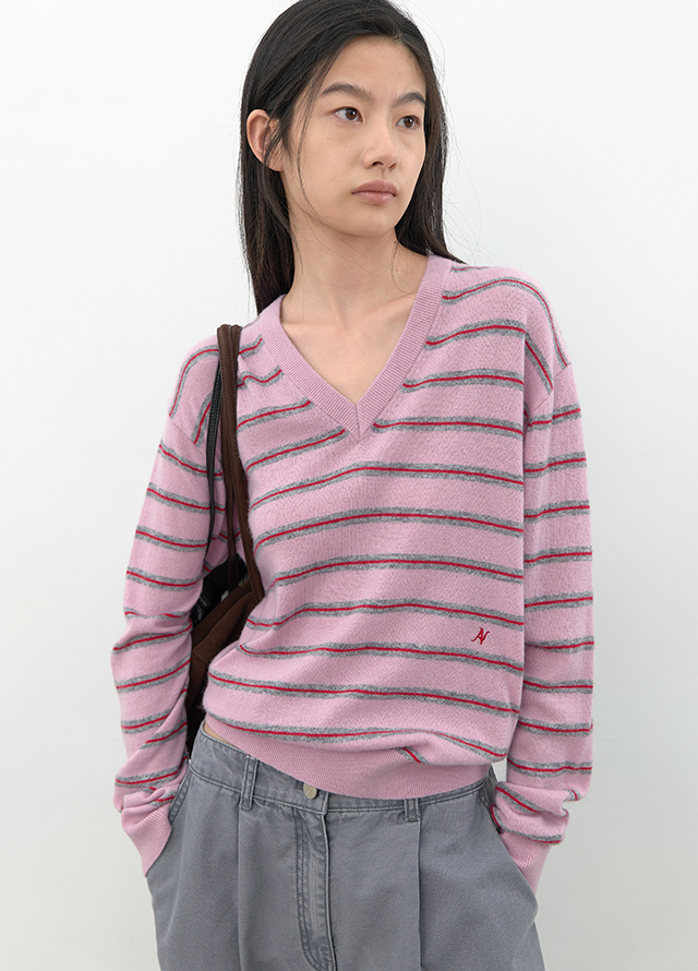 (PT-5806)BANDING TUCK COLOR DENIM PANTS Korea