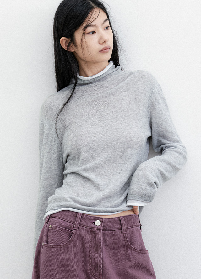 (PT-5809)AUTUMN WASHING CURVED COLOR JEAN Korea