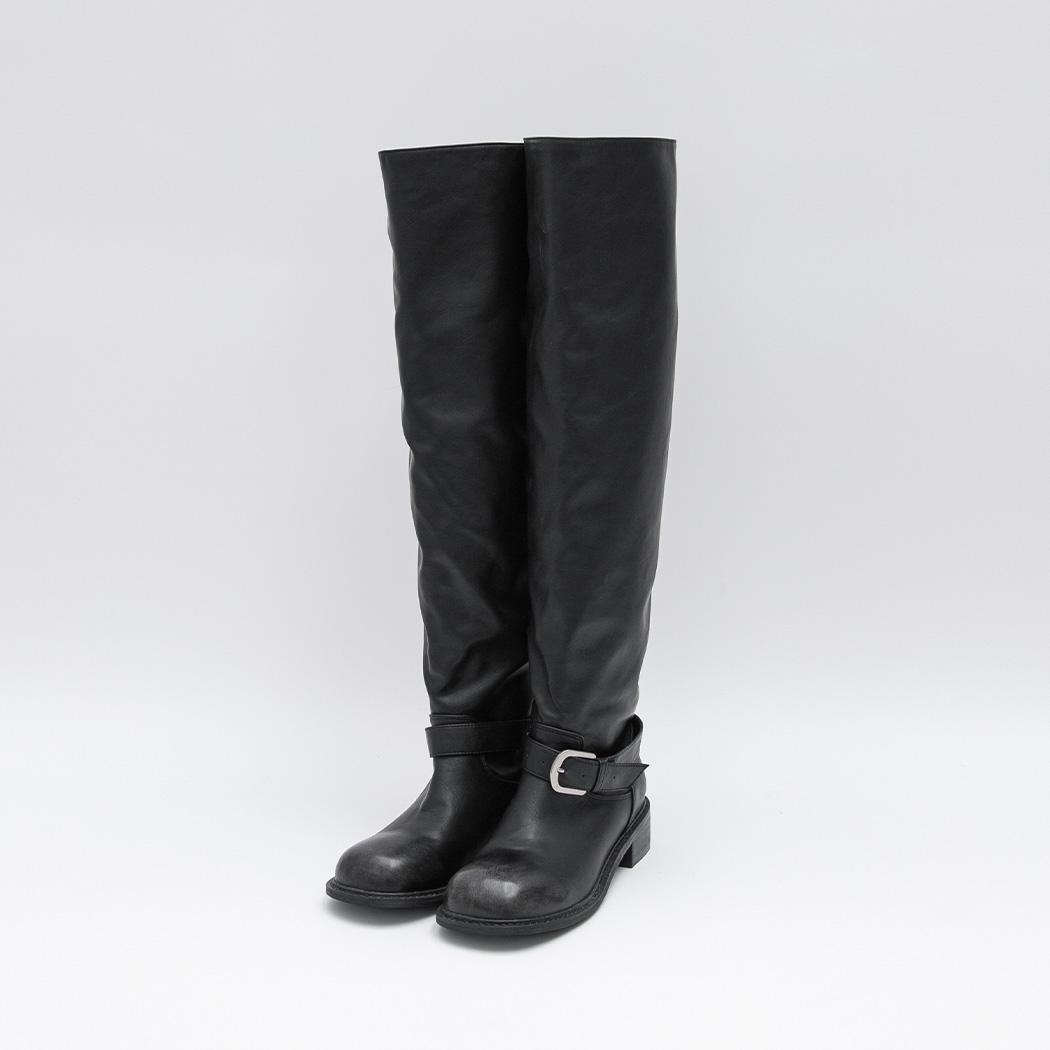 (SH-3482)KNEE-HIGH SLOUCHY 4WAY BOOTS