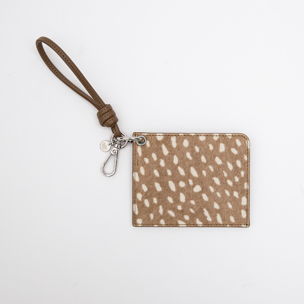 (ETC-2738)BAMBI HAIRCALF SLIM CARD WALLET