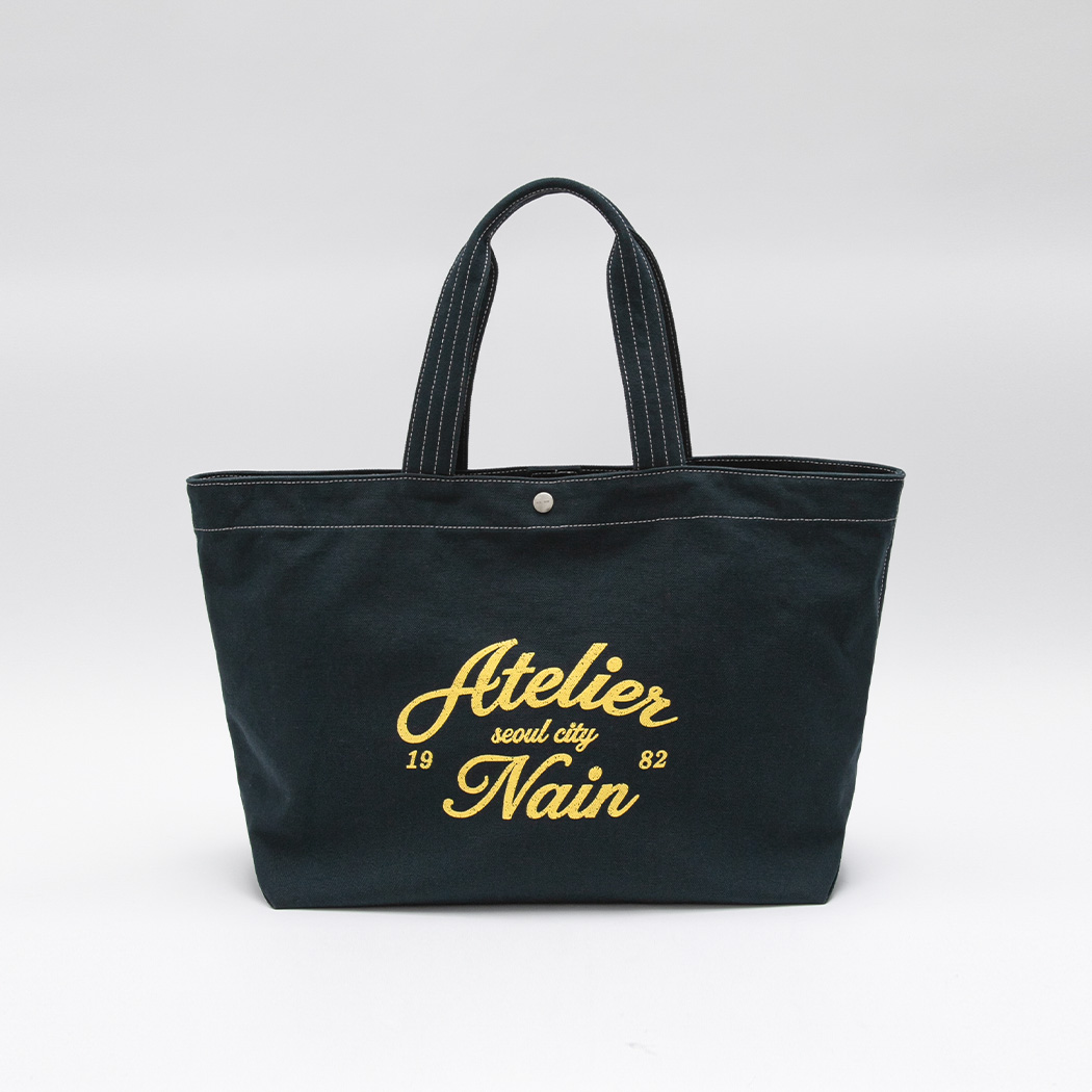 (B-2497)SCRIPT LOGO CANVAS BAG