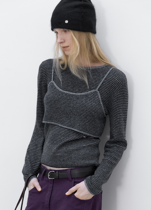 (PT-5835)CURVED COTTON COLOR DENIM Korea