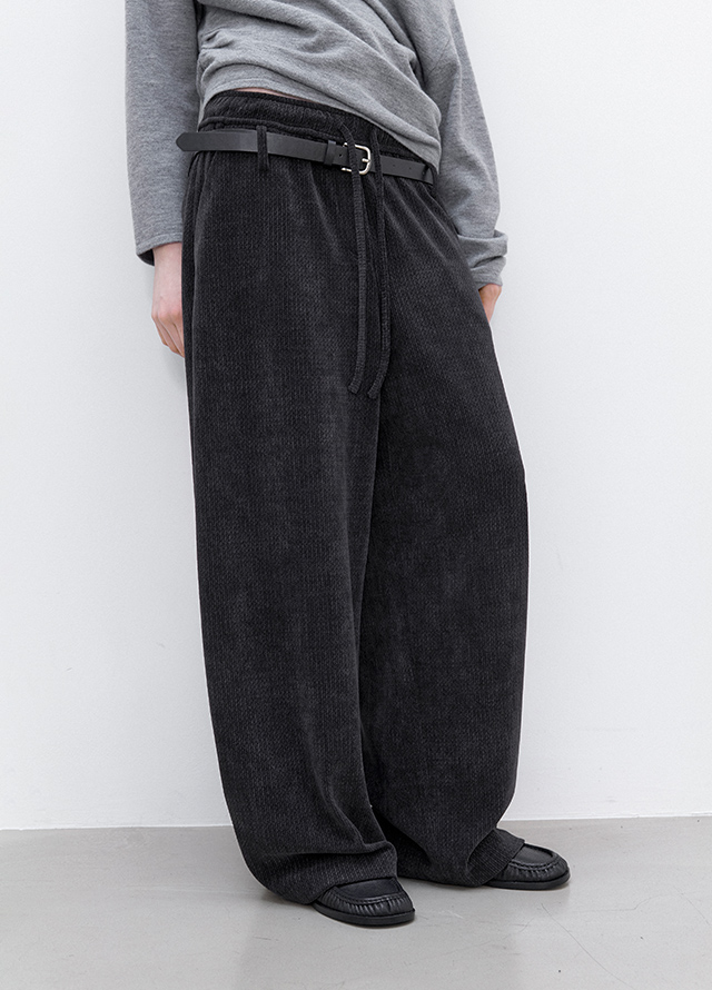 (T-7356)ONE OFF SHOULDER SOFT DRAPE KNIT Korea