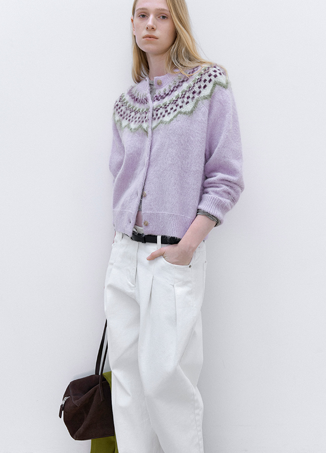 (PT-5831)WARM TWO TUCK WIDE DENIM PANTS Korea