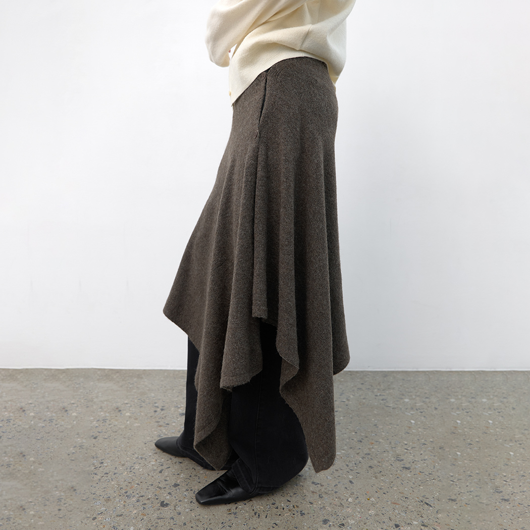 (SK-5137)MULTIWAY OPEN SKIRT & SCARF