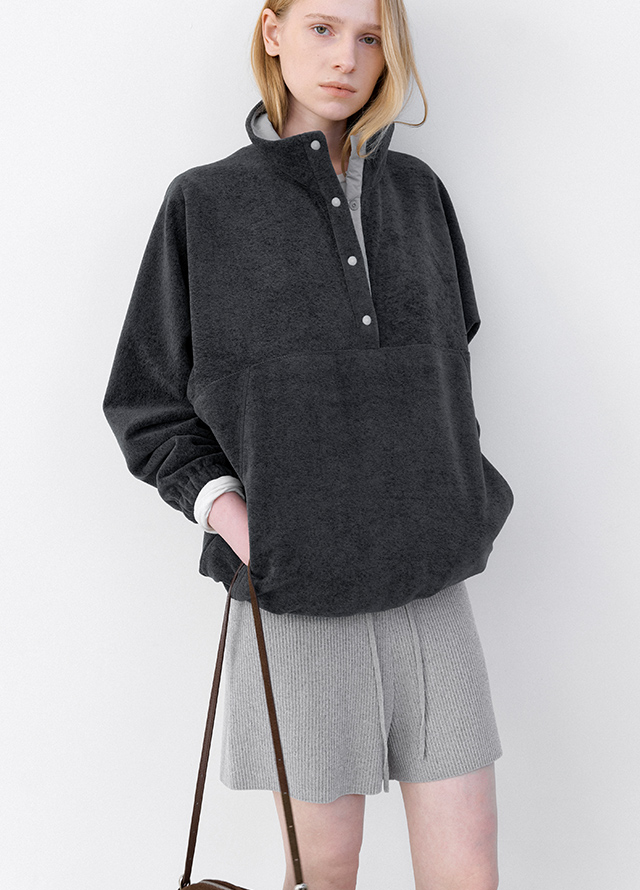 (B-2493)SUEDE BARREL SHOULDER&CROSS BAG Korea